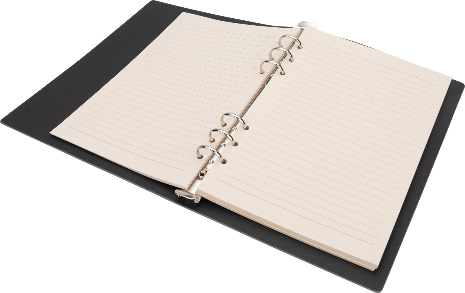 A5 Lined Spiral Notebook made of Sugarcane ROSARIA grey - Image 2