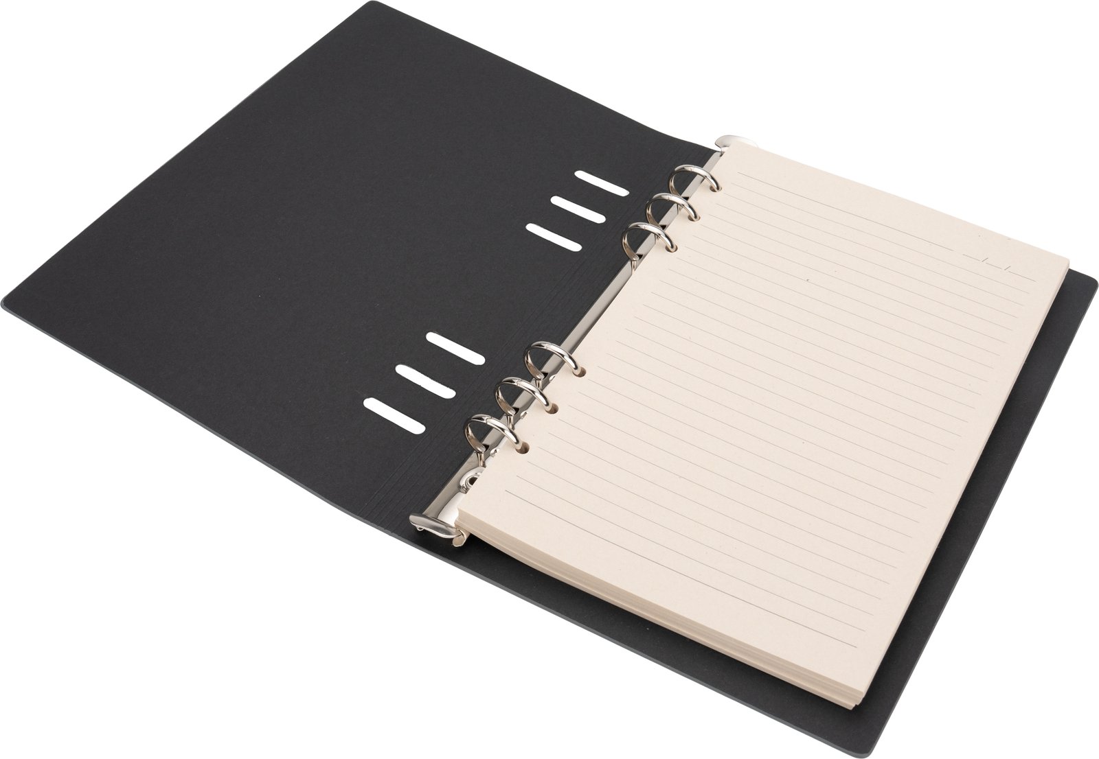 A5 Lined Spiral Notebook made of Sugarcane ROSARIA grey - Image 3