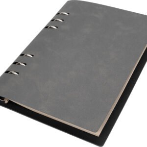 A5 Lined Spiral Notebook made of Sugarcane ROSARIA grey