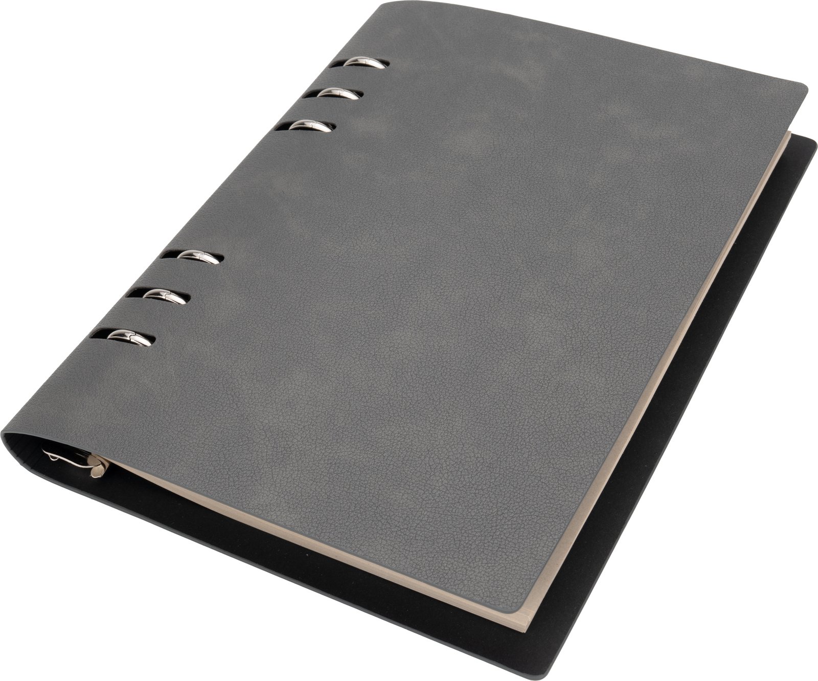 A5 Lined Spiral Notebook made of Sugarcane ROSARIA grey