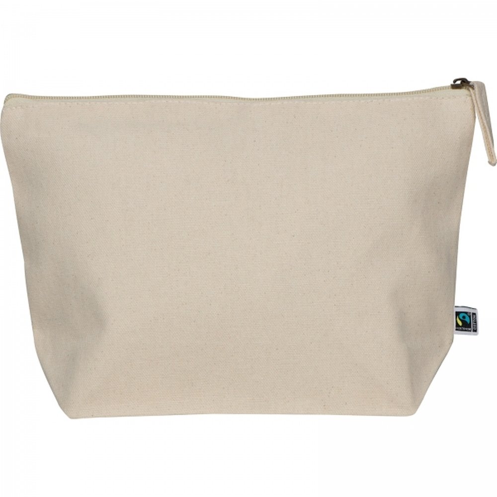 Cosmetic bag 320 g/m2 HENRYK beige - Image 2