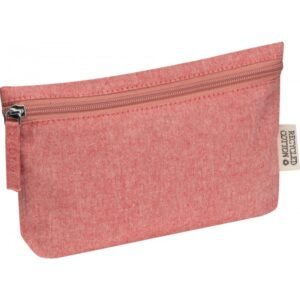 Cosmetic bag made of recycled cotton 180g/m2 HARRY red