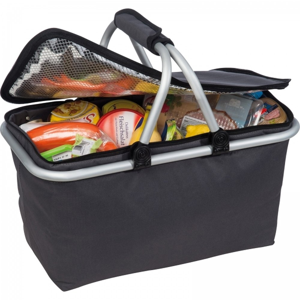 Thermal shopping bag JULIET dark grey - Image 2