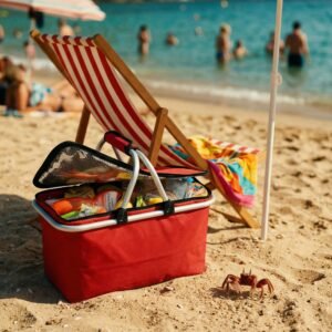 Thermal shopping bag JULIET red