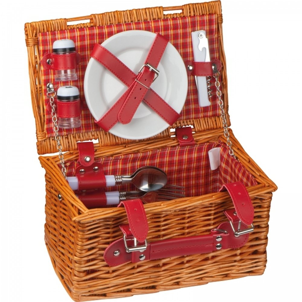 Picnic basket for 2 people SHARON brown - Image 5