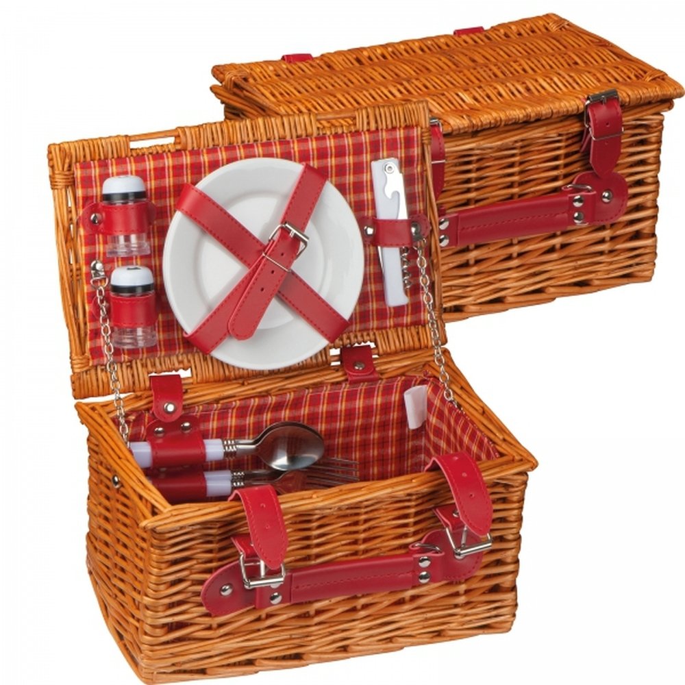 Picnic basket for 2 people SHARON brown - Image 2