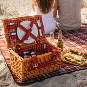 Picnic basket for 2 people SHARON brown