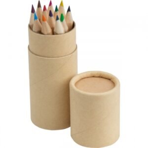12 wooden colored pencils FRANCISCO multi-colour