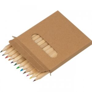 12 wooden colored pencils ASHTON multi-colour