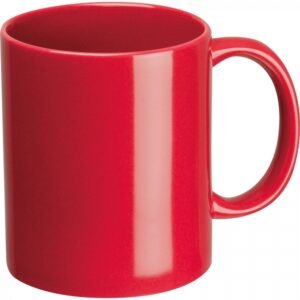 Ceramic mug 300 ml DEREK red
