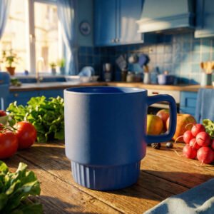 Ceramic mug 300 ml AURELIA navy blue
