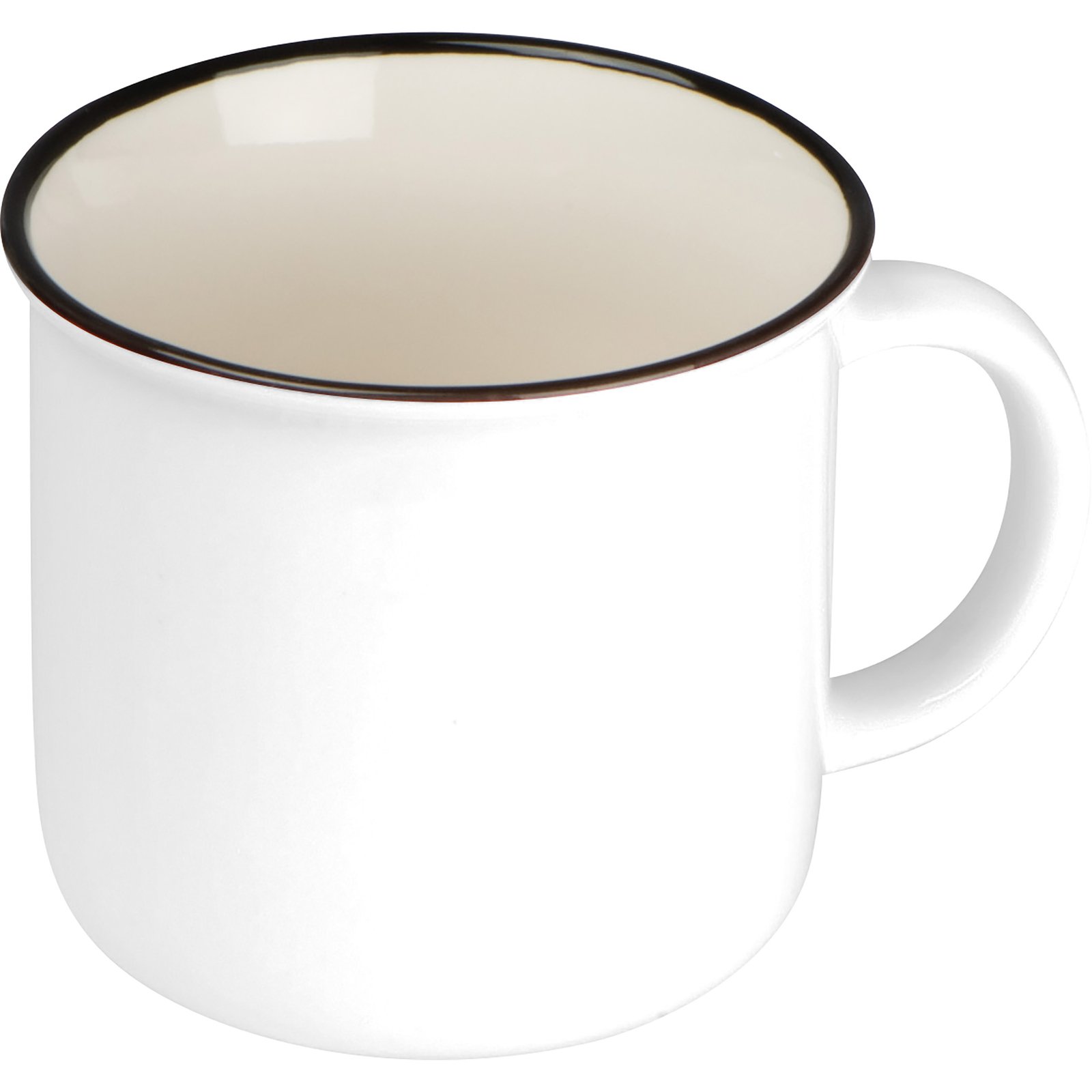Ceramic mug 350 ml RAYMOND white