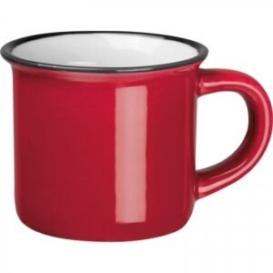 Ceramic mug 60 ml TILL red