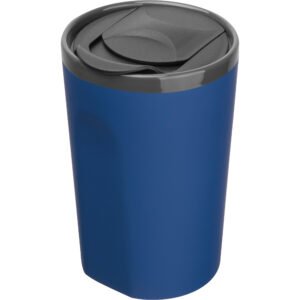 Ceramic soft-touch mug 400 ml TOMAS navy blue