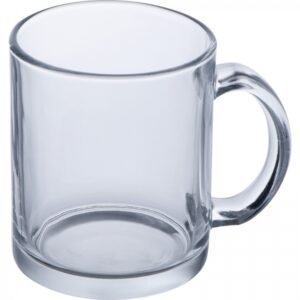 Glass mug 300 ml MATHILDE transparent