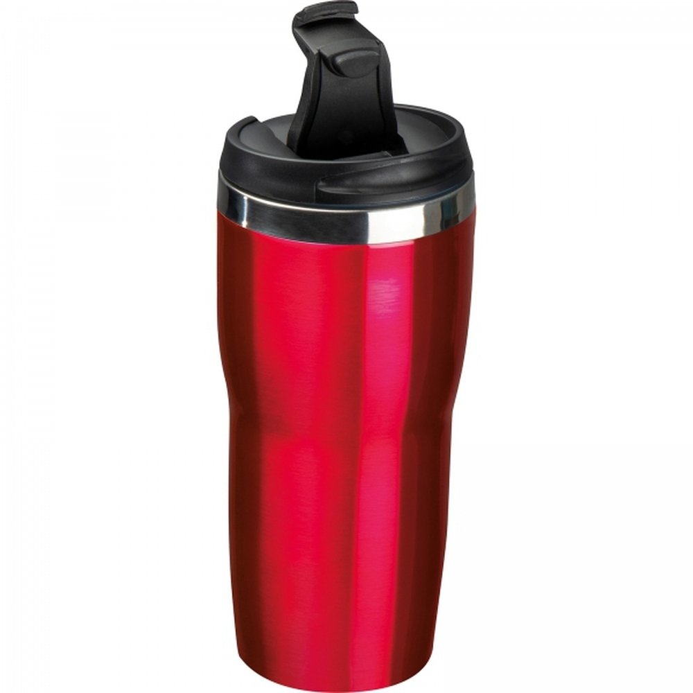 Thermal mug 400 ml ELEONORA red - Image 4