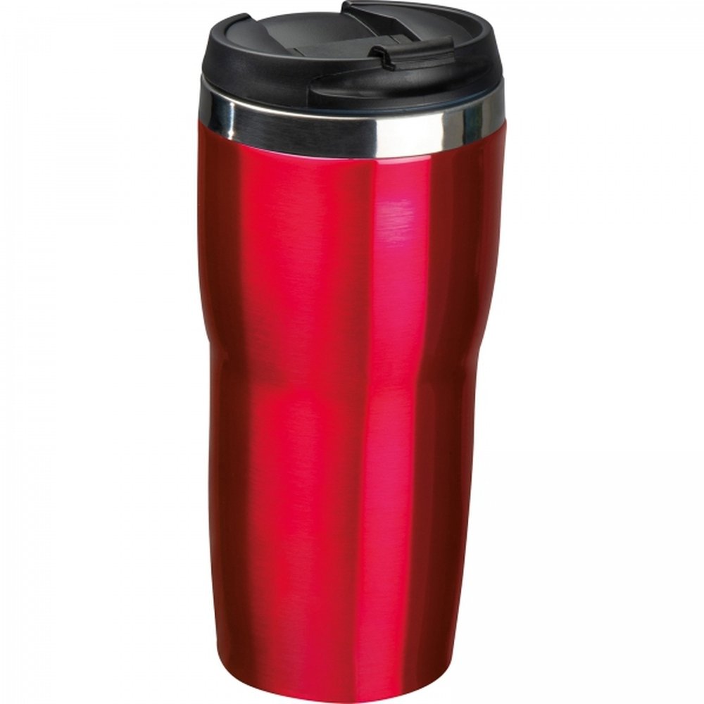 Thermal mug 400 ml ELEONORA red - Image 2