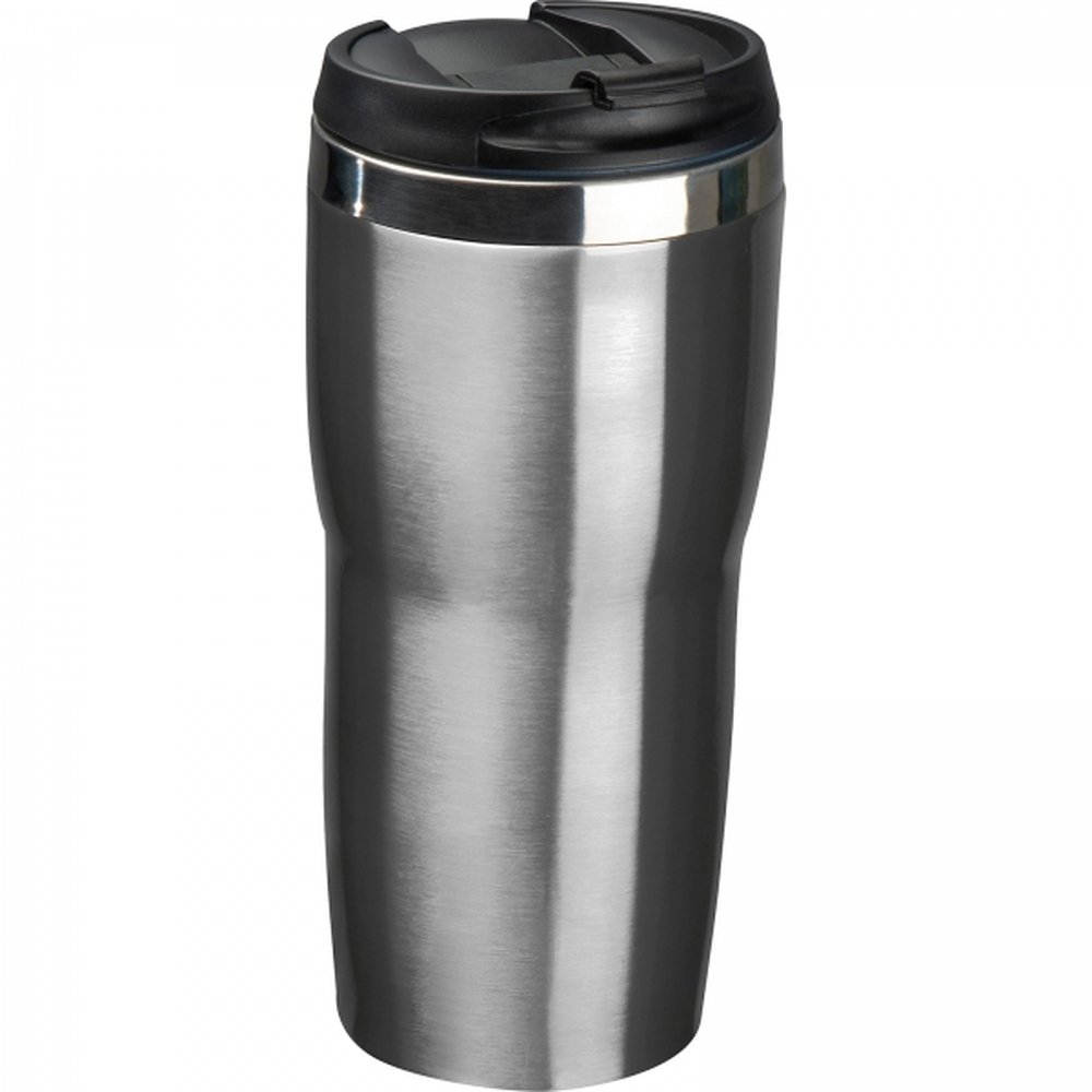 Thermal mug 400 ml ELEONORA grey - Image 2