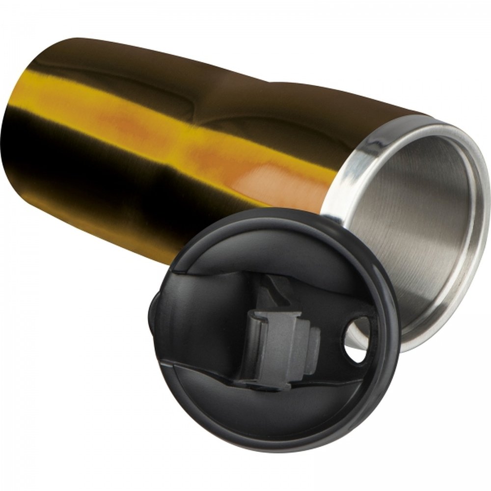 Thermal mug 400 ml ELEONORA gold - Image 3