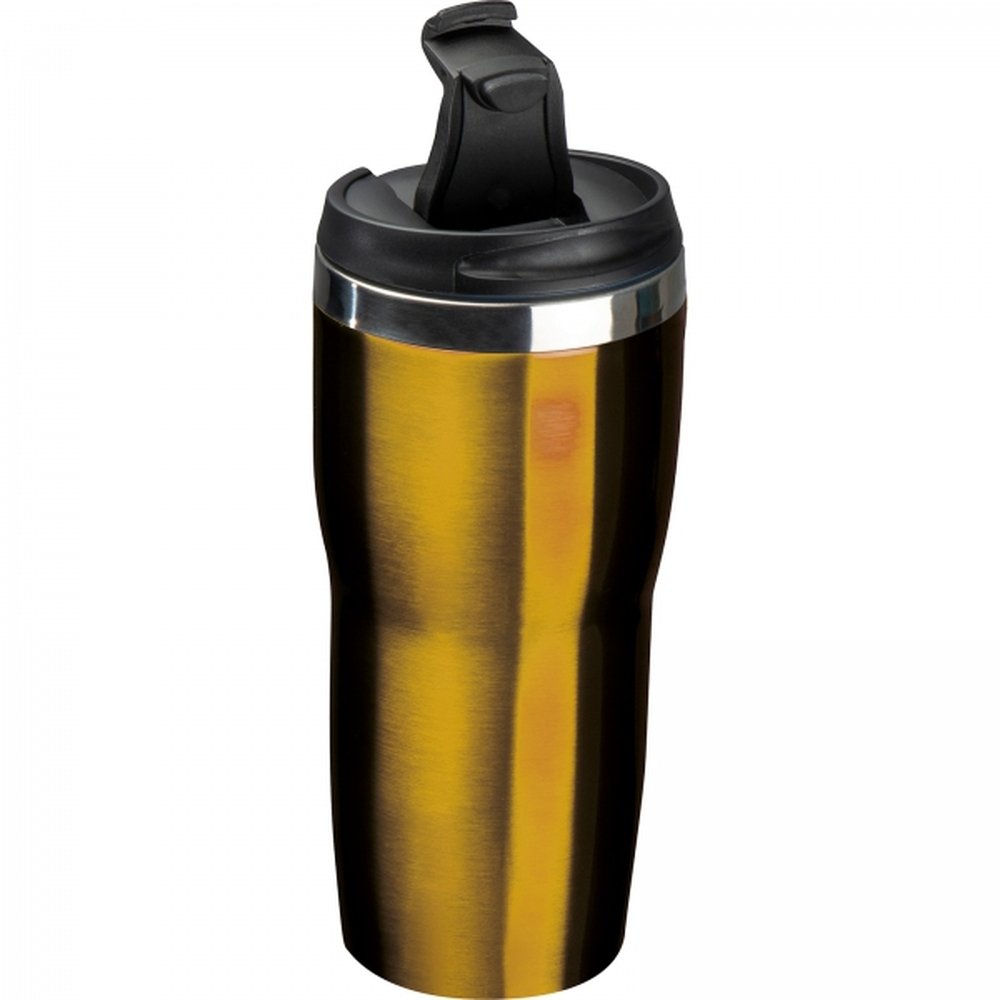 Thermal mug 400 ml ELEONORA gold - Image 4