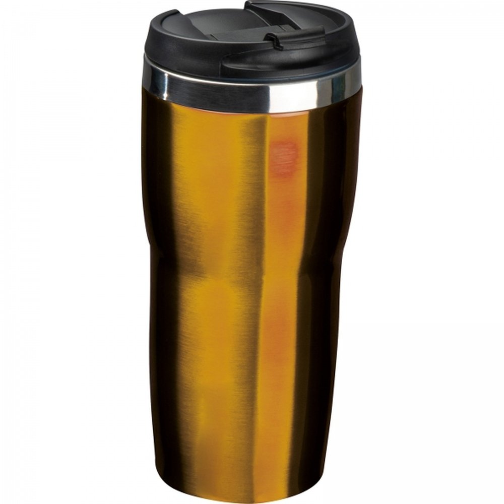 Thermal mug 400 ml ELEONORA gold - Image 2