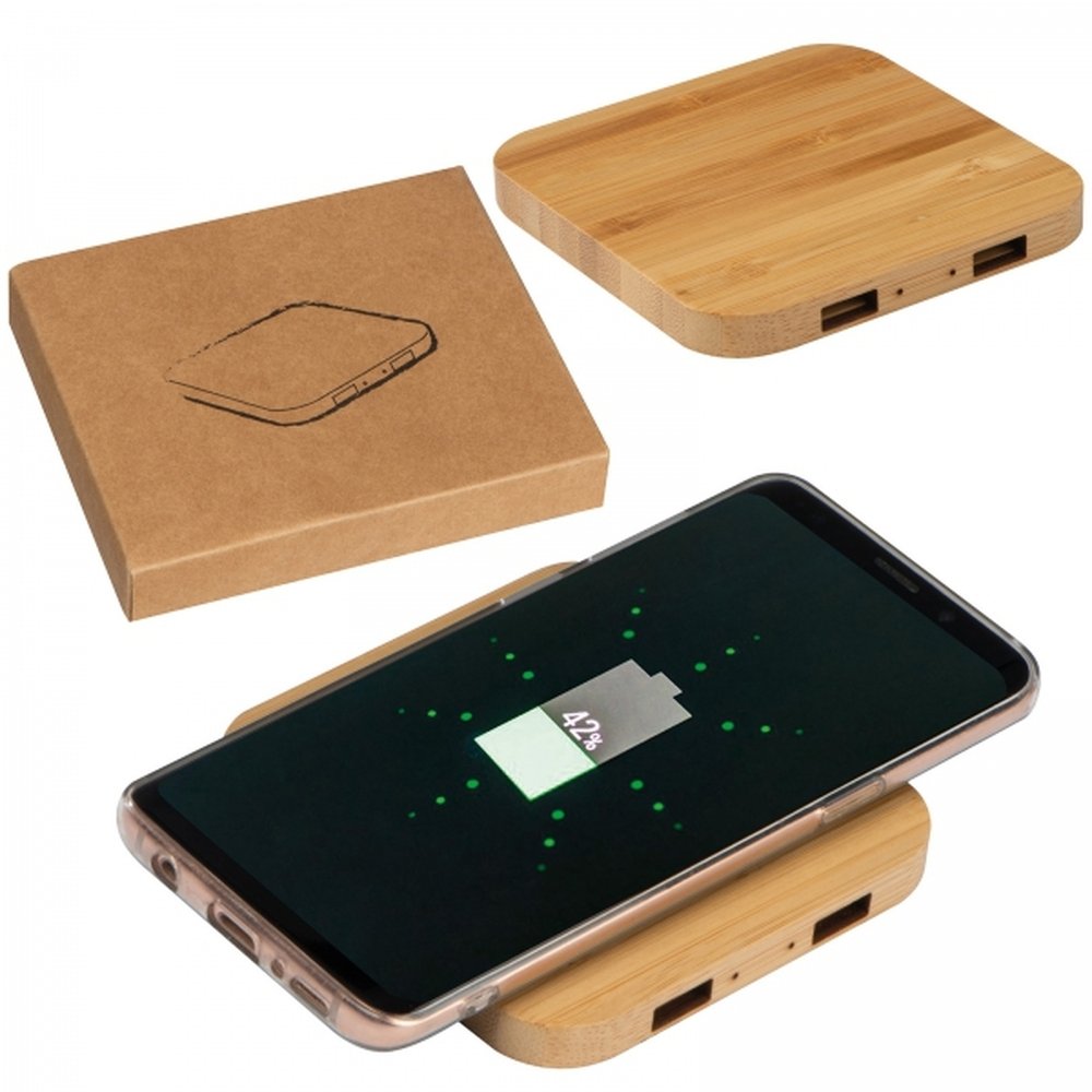 Wireless charger ROMAN beige - Image 2