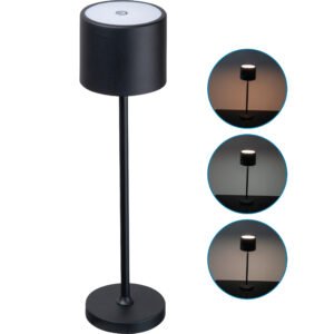 CrisMa table lamp with touch sensor MODEST black