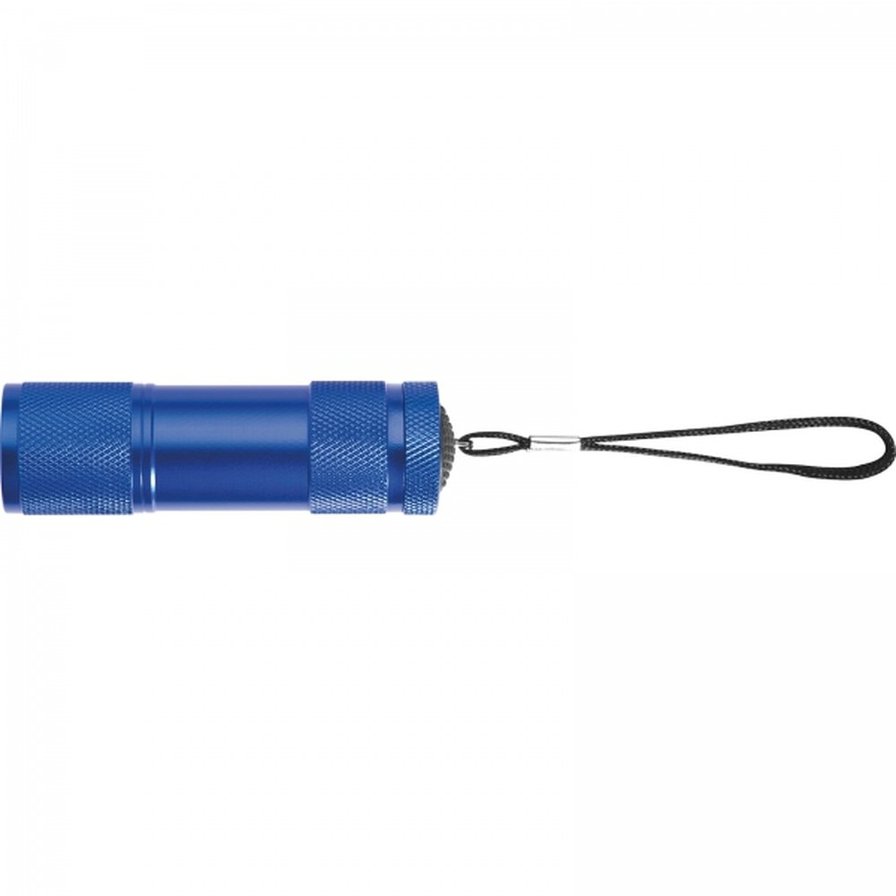 Metal flashlight 9 LED DUNCAN blue - Image 4