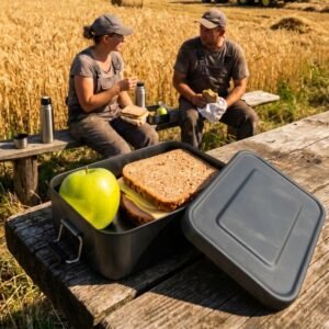 Lunch box 1000 ml KATHERINE dark grey
