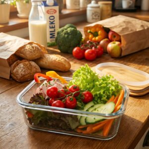 Lunch box 1000 ml KYLE transparent