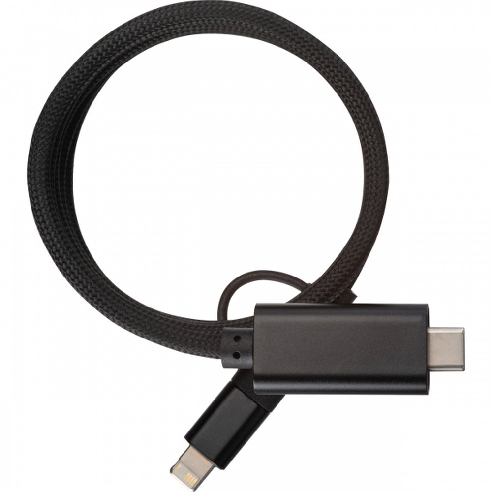 Magnetic charging cable BIANKA black - Image 2