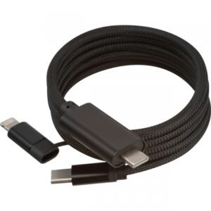 Magnetic charging cable BIANKA black