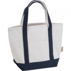 Small cotton bag with long handles 730 g/m² GINA beige