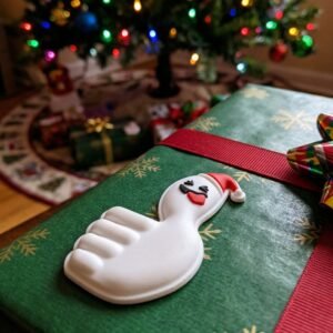 Christmas sticker GRAZIANO white