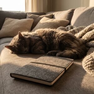 Notebook A5 squared ARCHIE grey