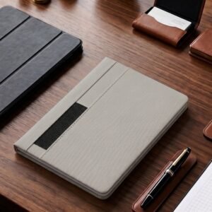 Notebook A5 squared CLELIA grey