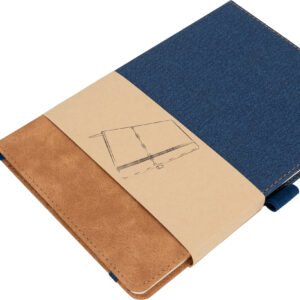 Notebook A5 lined GRETEL navy blue