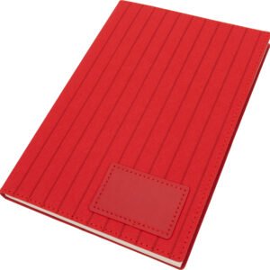A5 lined notebook made of sugarcane STANLEY red