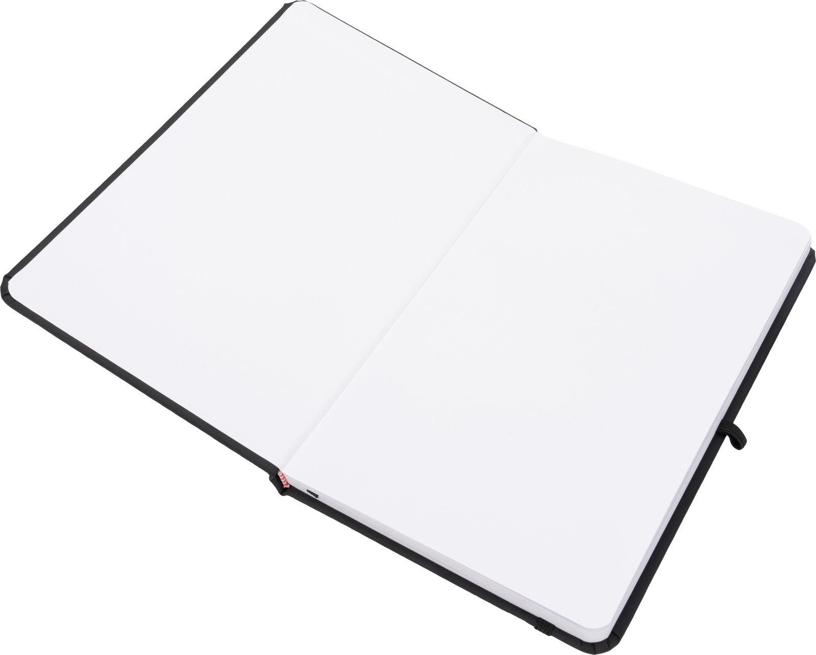 A5 Lined Notebook made of Recycled Materials LORENA black - Image 3
