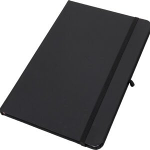A5 Lined Notebook made of Recycled Materials LORENA black