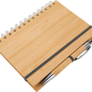 A5 Lined Notebook made of Recycled Paper FRANCESCA brown
