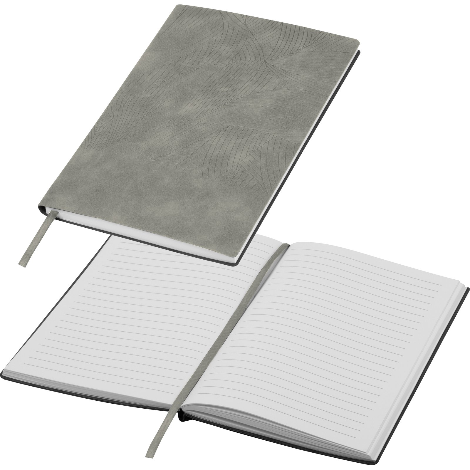 Lined notebook A5 BETH grey - Image 2