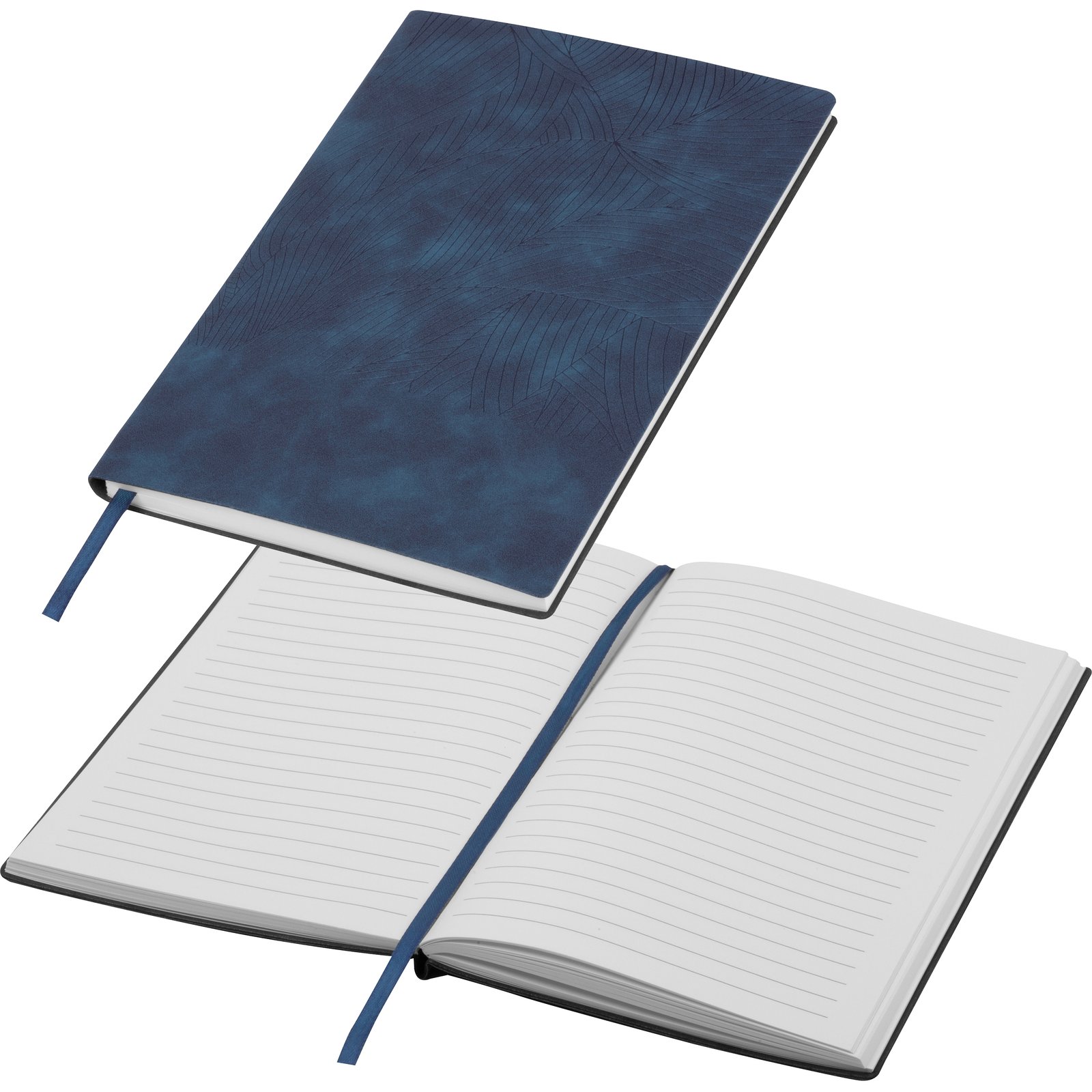 Lined notebook A5 BETH navy blue - Image 2