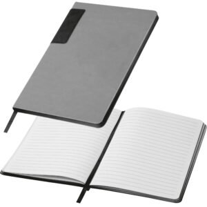 Lined notebook A5 EVAN black