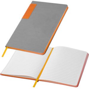 Lined notebook A5 EVAN orange
