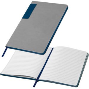 Lined notebook A5 EVAN navy blue