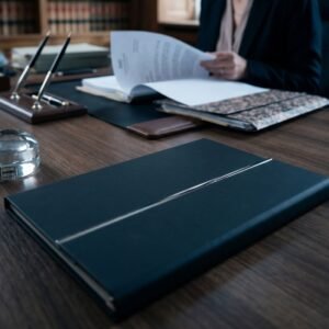 Notebook A5 lined soft touch BENJAMIN black