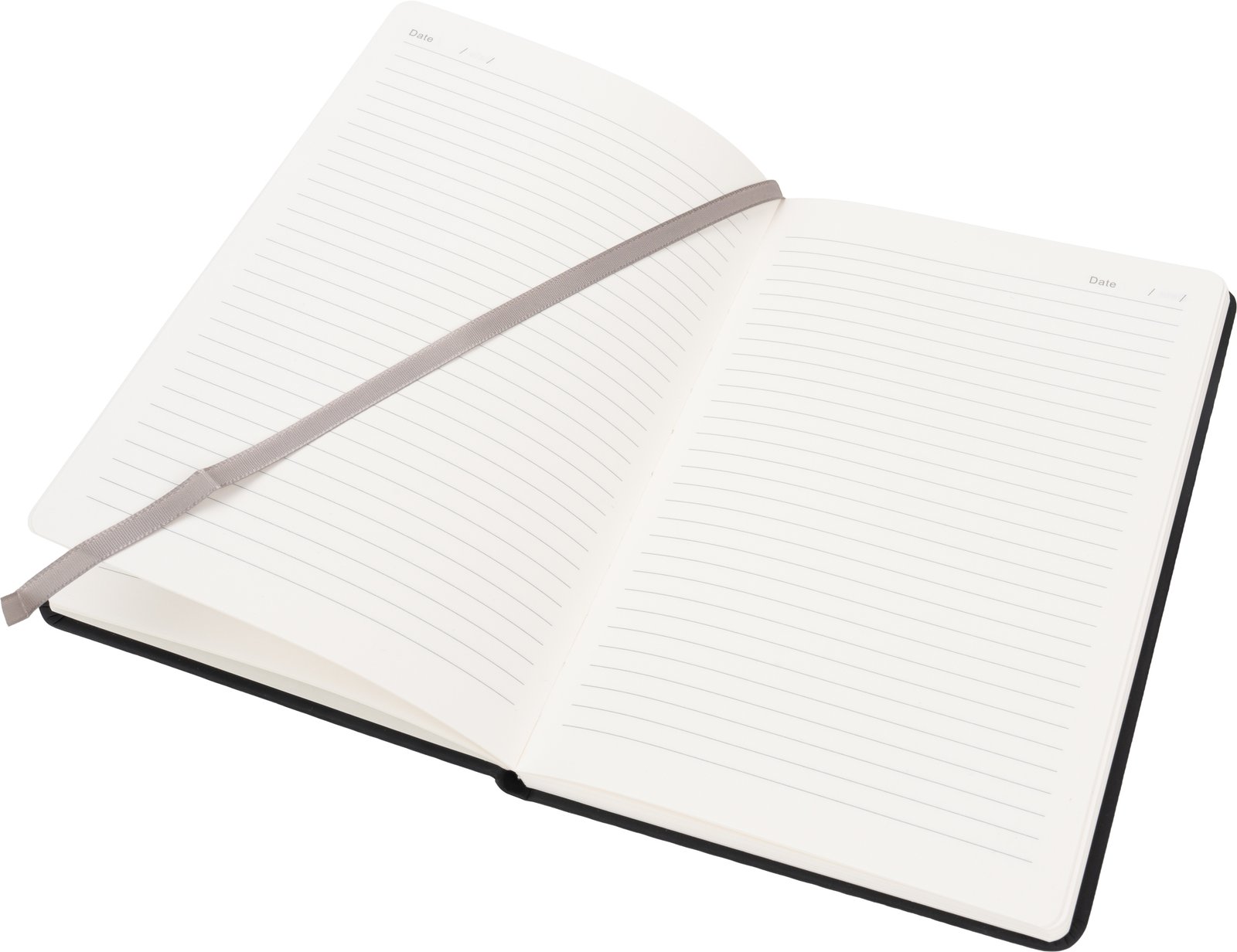 Notebook A5 lined with pen CARSON grey - Image 3