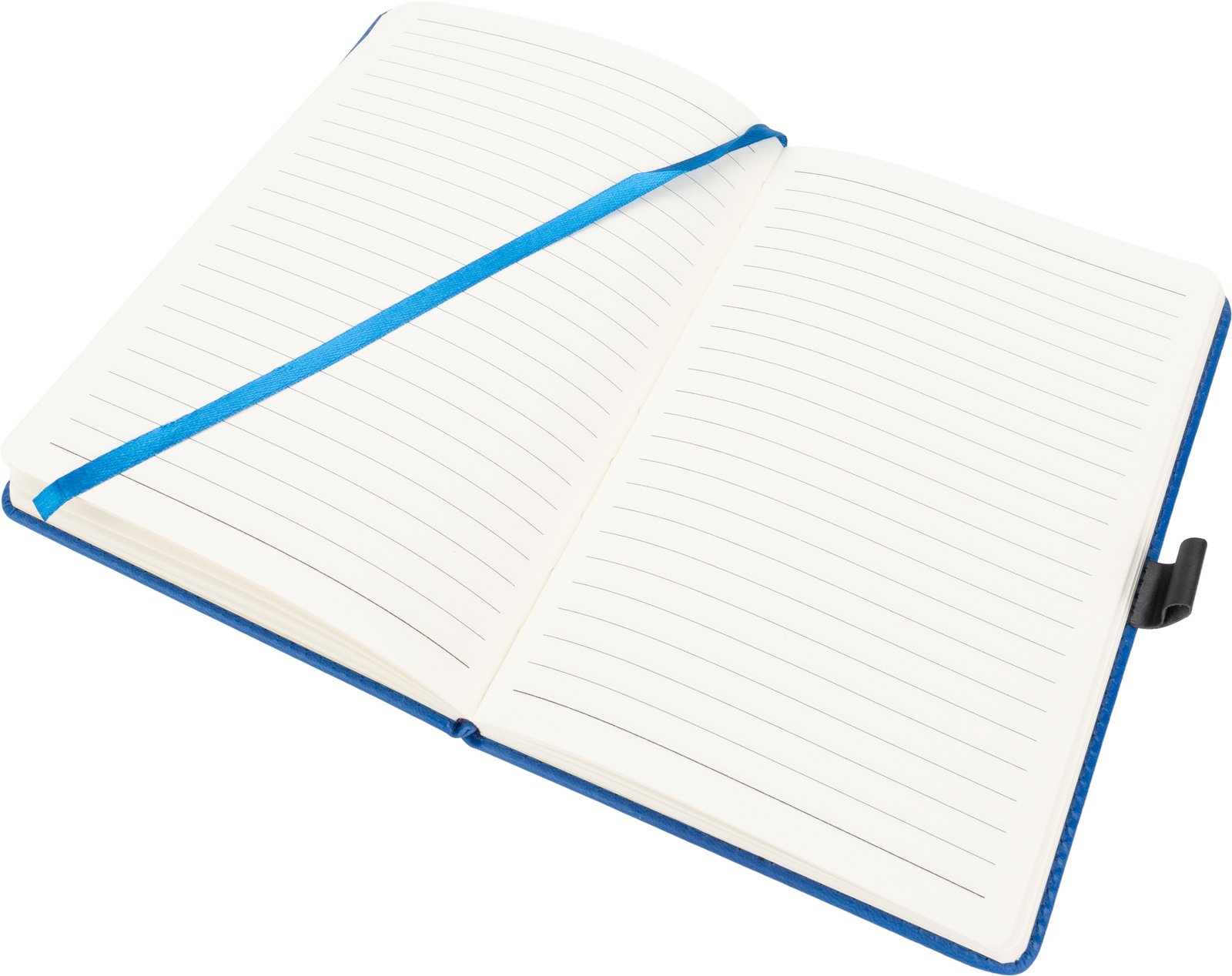 Notebook A5 lined with business card holder MARTIN blue - Image 5