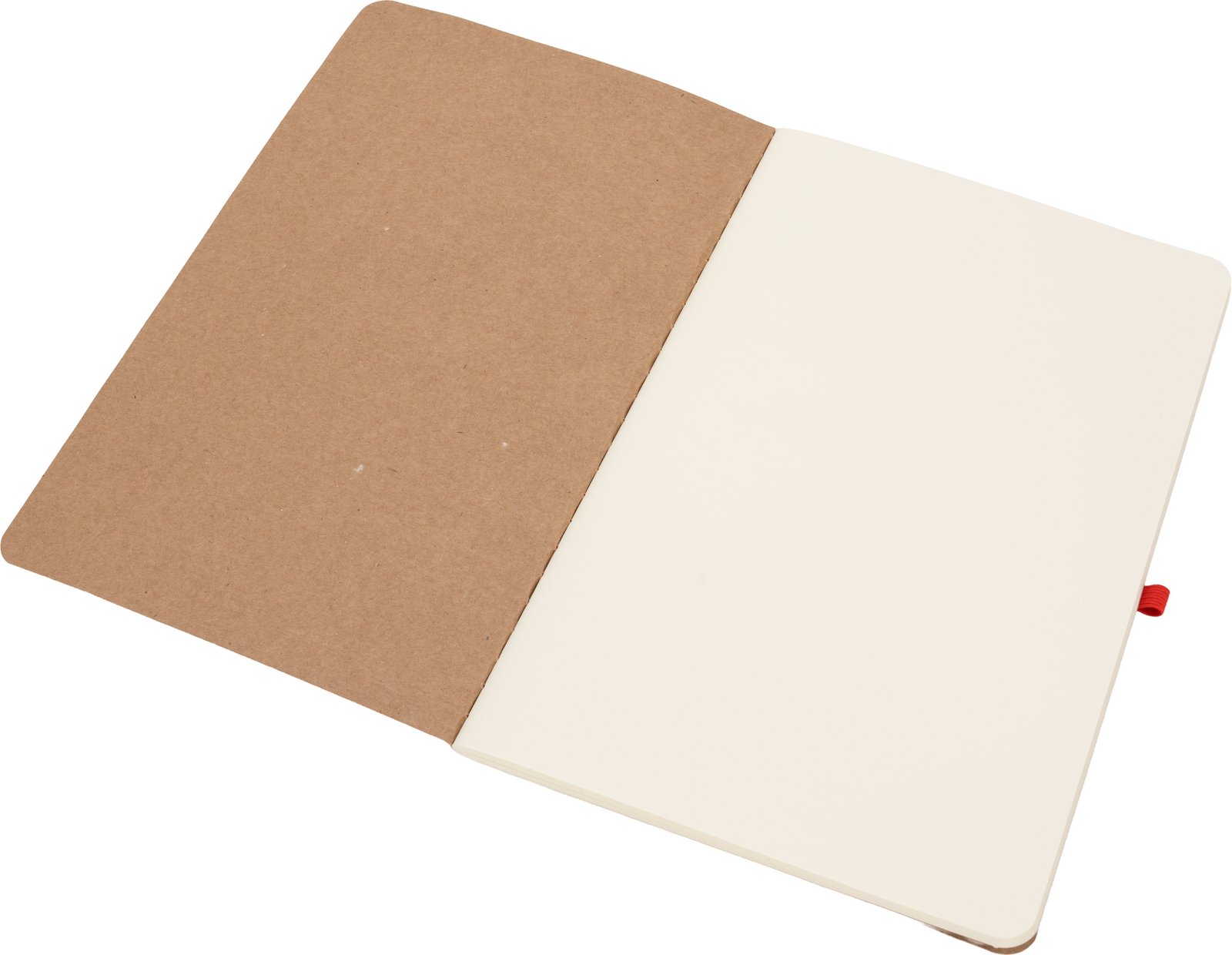 A5 notebook with blank pages and pen made of recycled materials CHLOE red - Image 4